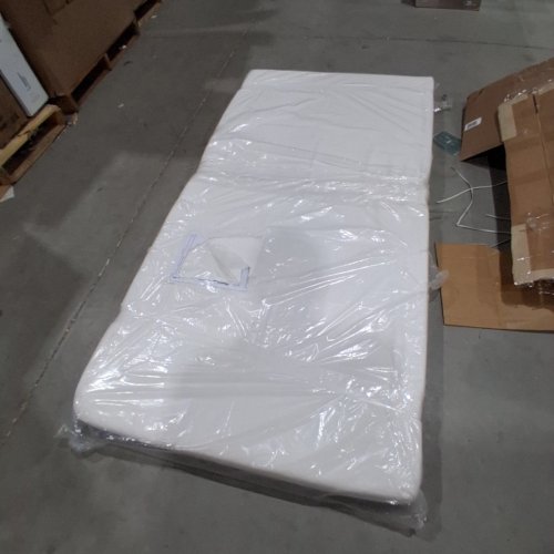 FOAM MATTRESS TOPPER - TWIN - 4" - WHITE image 2