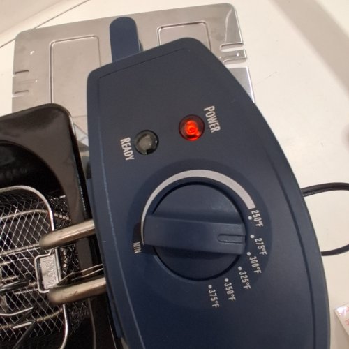 HAMILTON BEACH PROFESSIONAL STYLE ELECTRIC DEEP FRYER - 2L CAPACITY - BLUE (MODEL: 35031) image 2