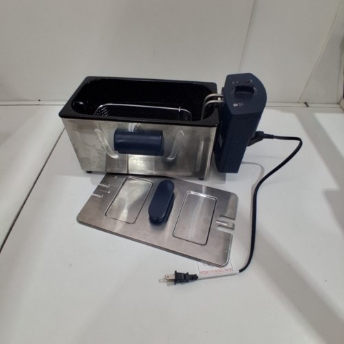 HAMILTON BEACH PROFESSIONAL STYLE ELECTRIC DEEP FRYER - 2L CAPACITY - BLUE (MODEL: 35031) image 4