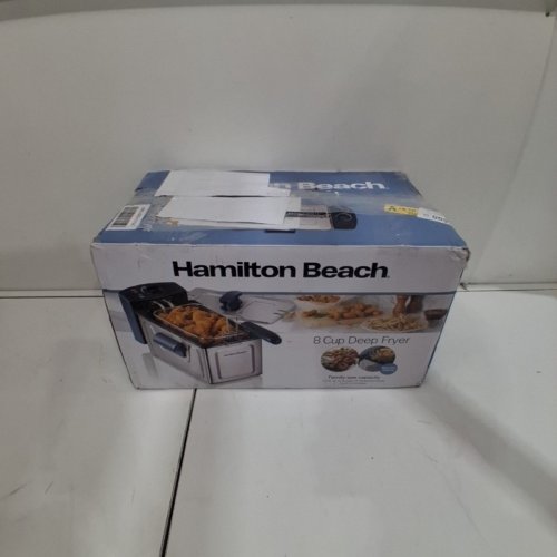 HAMILTON BEACH PROFESSIONAL STYLE ELECTRIC DEEP FRYER - 2L CAPACITY - BLUE (MODEL: 35031) image 7