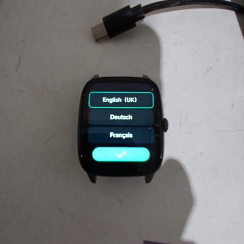 KIBFLE SMART WATCH BLUETOOTH CALL SMARTWATCH WITH AI VOICE DIY DIAL FITNESS WATCH - 1.85" HD - BLACK (MODEL: TGW01) image 2