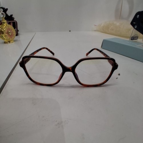 WOMENS MIYYA SQUARE FRAME BLUE LIGHT GLASSES - TORTOISE (MODEL: DK101) image 4
