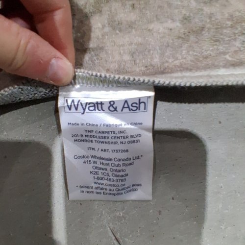 WYATT & ASH DISTRESSED ABSTRACT AREA RUG -6FT X 8FT - BROWN/GREY (MODEL: 1737288) image 3