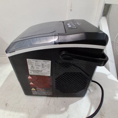 KOOLATRON PORTABLE SELF-CLEANING COUNTERTOP ICE MAKER - 120V - 60HZ - 1.5A - 26LBS/24HRS - 2 ICE SIZES - BLACK (MODEL: KIM26B) image 11