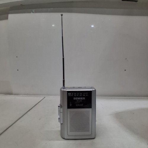 SEMIER AM/FM CASSETTE PLAYER - SILVER (MODEL: SM-226) image 2