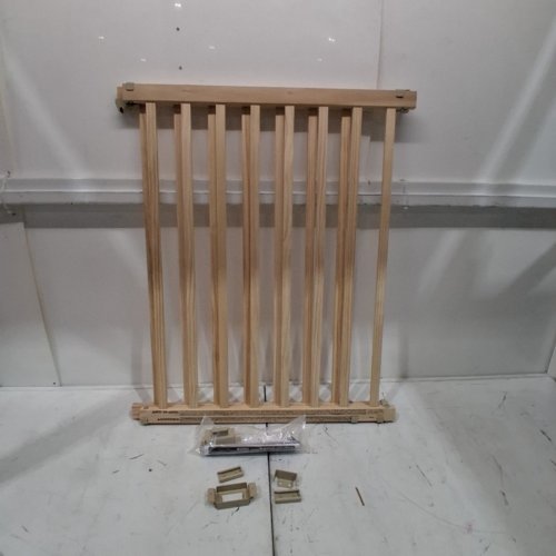 EVENFLO TOP OF STAIRS-STYLE EXTRA TALL GATE - TAN WOOD (MODEL: 10500) image 2