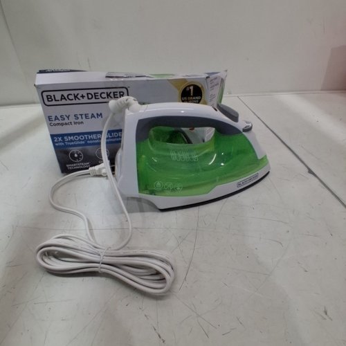 BLACK & DECKER EASY STEAM COMPACT IRON - LIME GREEN (MODEL: IR02V) image 3