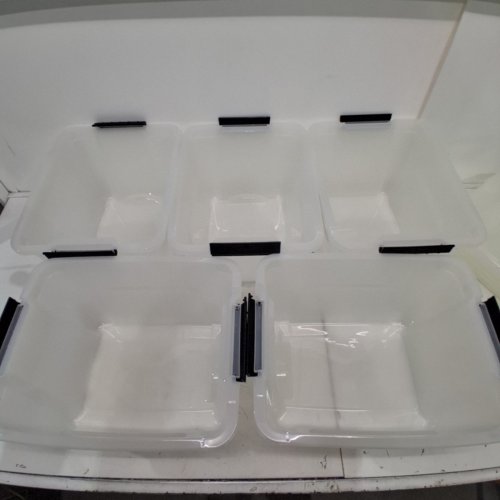 5PK IRIS STACK & PULL BOX, MULTI-PURPOSE STORAGE BINS - 19QT (MODEL: TB-17) image 3