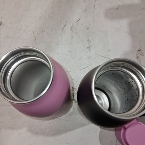 2PK THERMOFLASK LEAKPROOF COMFORT SIP STAINLESS STEEL BOTTLE - 25OZ - BLACK/PINK (MODEL: 1901736) image 4