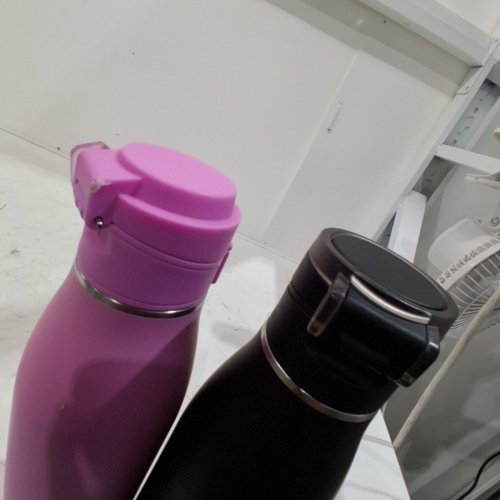 2PK THERMOFLASK LEAKPROOF COMFORT SIP STAINLESS STEEL BOTTLE - 25OZ - BLACK/PINK (MODEL: 1901736) image 5