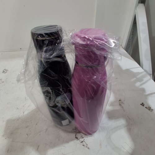 2PK THERMOFLASK LEAKPROOF COMFORT SIP STAINLESS STEEL BOTTLE - 25OZ - BLACK/PINK (MODEL: 1901736) image 6