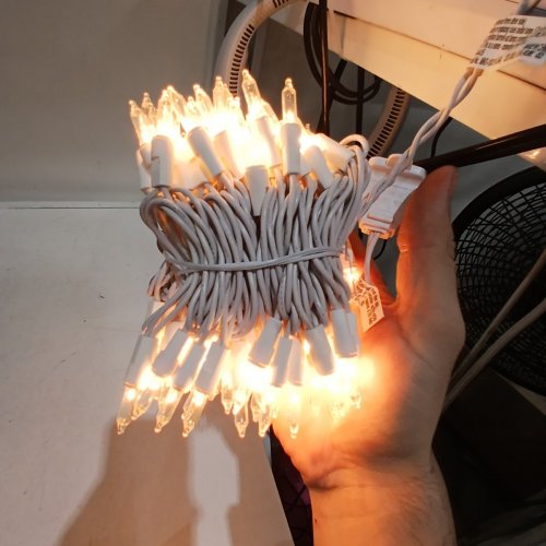 FGDECORJOIE CHRISTMAS STRING LIGHTS 100 LIGHTS - 21FT - WHITE image 2