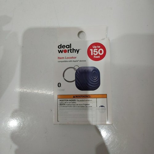 DEAL WORTHY ITEM LOCATOR KEY RING - WORKS WITH APPLE FIND MY - BLACK (MODEL: 057006004) image 2