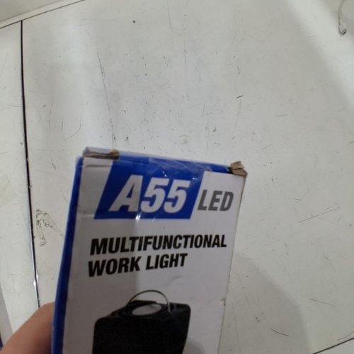 MULTIFUNCTIONAL RECHARGEABLE FOLDING LED WORK LIGHT - BLACK (MODEL: A55) image 3