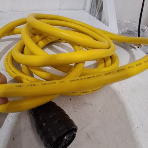 ELECTRICAL POWER CORD - 600 V - 20FT - YELLOW image 2