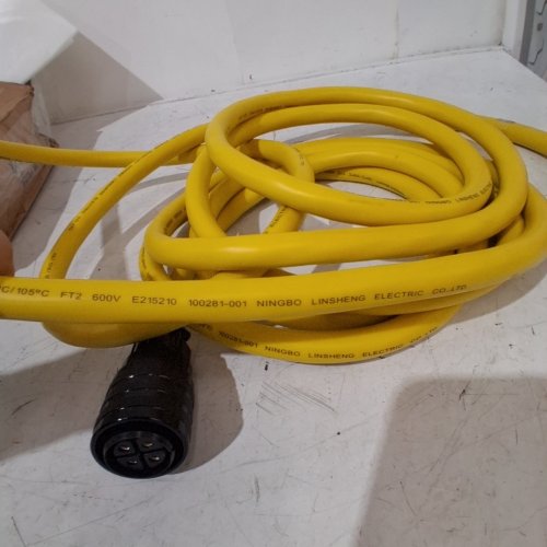 ELECTRICAL POWER CORD - 600 V - 20FT - YELLOW image 3