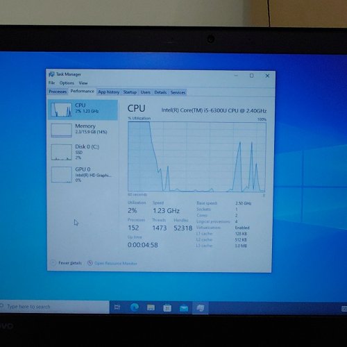 LENOVO THINKPAD T470 BUSINESS LAPTOP - 14" FHD SCREEN - INTEL I5-6300U - 16GB RAM - 256GB SSD - WINDOWS 11 - BLACK image 4