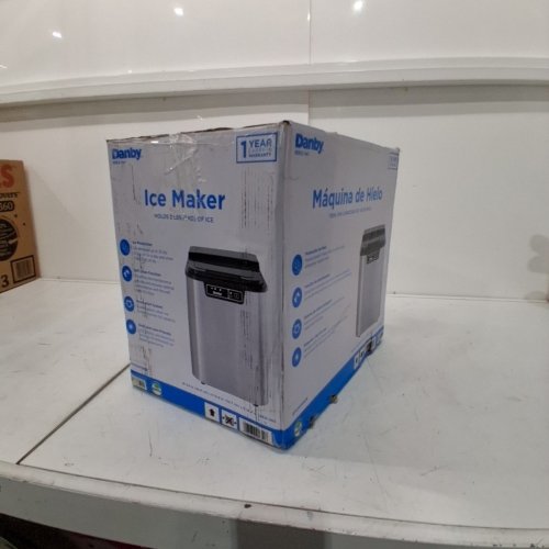 DANBY PORTABLE "ICE N' EASY" ICE MAKER - MAKES 25LBS OF ICE A DAY - STAINLESS STEEL (MODEL: DIM2500SSDB) image 7