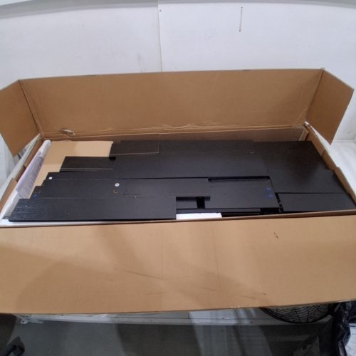 WOODEN VANITY TABLE WITH MIRROR AND STORAGE DRAWERS - 45" X 16" X 54" - BLACK (MODEL: ST-BLA-8808PW) image 2