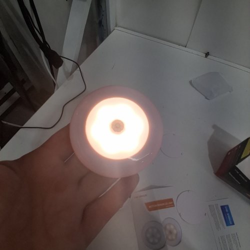 6PK STAR SPANGLED MOTION SENSOR LED LIGHTS - 3000K, 60 LUMENS - WARM WHITE (MODEL: XGCL-21B) image 2