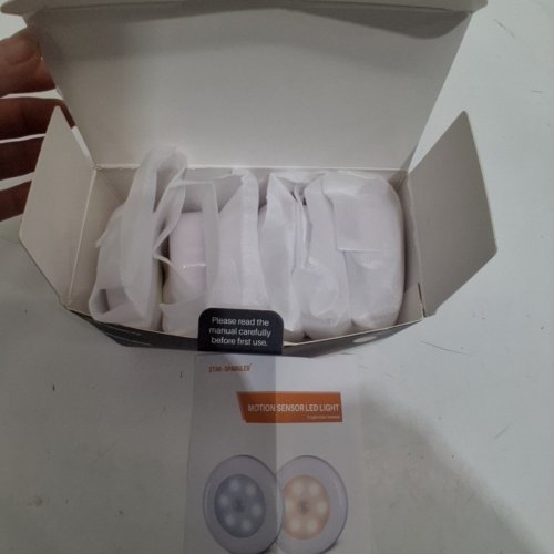 6PK STAR SPANGLED MOTION SENSOR LED LIGHTS - 3000K, 60 LUMENS - WARM WHITE (MODEL: XGCL-21B) image 3