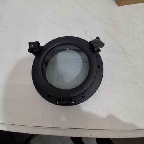 CRYFOKT BOAT PORTHOLE BLACK TEMPERED GLASS EASY FOR RV/YACHT UNIVERSAL - 8" - CRYFOKTX408G51IPJ image 2