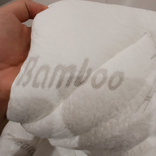 NIAGARA SLEEP SOLUTION ULTRA SOFT QUEEN SIZE MATTRESS TOPPER - VISCOSE MADE FROM BAMBOO PILLOW TOP MATTRESS PAD FOR BACK PAIN RELIEF - QUEEN - WHITE (MODEL: GZ-33XH-312L) image 3