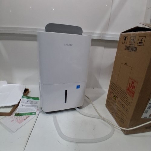 WAYKAR 120 PINTS ENERGY STAR DEHUMIDIFIER- FOR SPACES UP TO 6,000 SQ. FT 1.14 GALLONS WATER TANK-WHITE-(MODEL: JD025CE-120) image 3