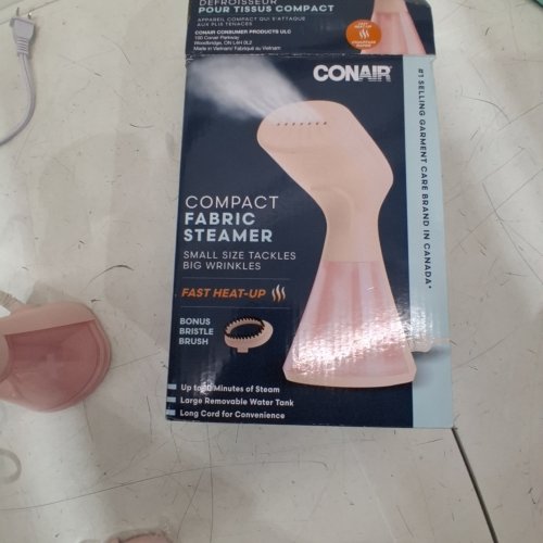 CONAIR COMPACT POWERFUL FABRIC STEAMER - PINK (MODEL: GS8PKC) image 3