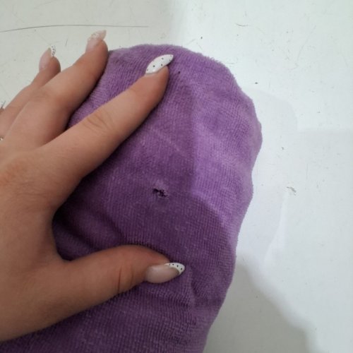 MAINSTAYS KIDS HOODED TOWEL - 24" X 48" - PURPLE image 4