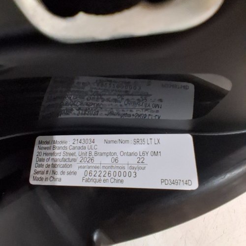 GRACO SNUGRIDE 35 LITE LX INFANT CAR SEAT - GREY (MODEL: 2143034) image 2