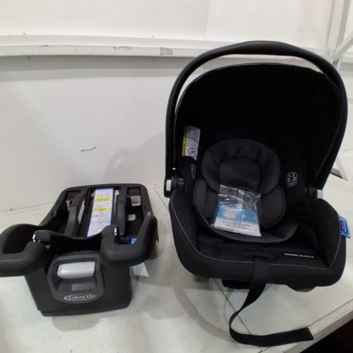 GRACO SNUGRIDE 35 LITE LX INFANT CAR SEAT - GREY (MODEL: 2143034) image 3