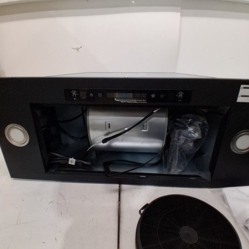 IKTCH BUILT IN/INSERT RANGE HOOD WITH CONVERTIBLE DUCT- 4 SPEED, GESTURE SENSING & TOUCH CONTROL, 30", 110 TO 120V- STAINLESS/BLACK (MODEL: IKB01-30-H) image 5