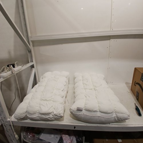 2PK MELLOW PUFF SLEEP COOLING PILLOW - 29" X 18" - WHITE image 2