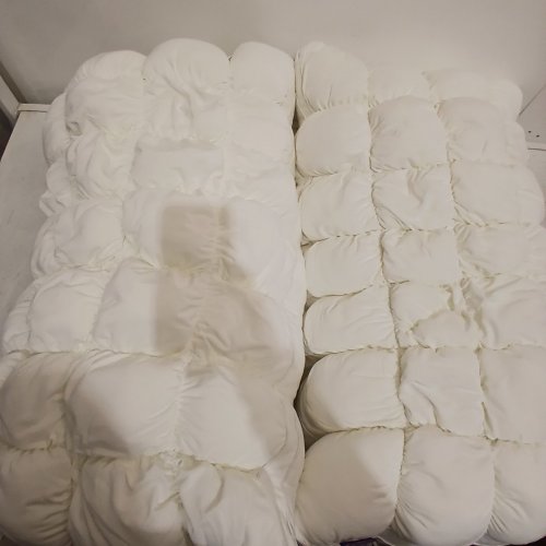 2PK MELLOW PUFF SLEEP COOLING PILLOW - 29" X 18" - WHITE image 4