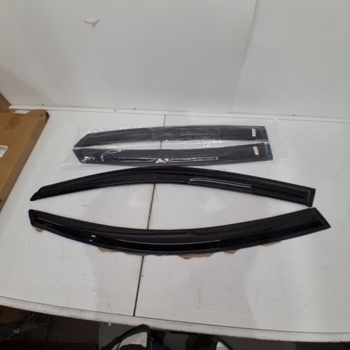 4PC IG WINDOW VISOR RAIN GUARD FOR 2016-2021 HONDA CIVIC SEDAN - BLACK (MODEL: 811405) image 3