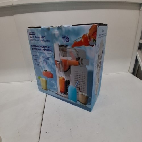 ICEMAN BY CHEFMAN SLUSH-EASE MAX FROZEN DRINK MAKER & SLUSHY MACHINE WITH 5 PRESETS AND LED DISPLAY - 64OZ - WHITE (MODEL: RJ62-20A-WHT-CA) image 5