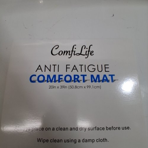 COMFILIFE ANTI FATIGUE FLOOR MAT - 39" X 20" - GREY image 2