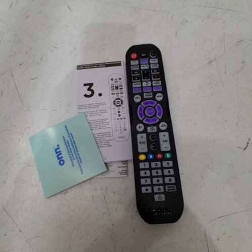 ONN. 6-DEVICE UNIVERSAL REMOTE CONTROL - COMPATIBLE WITH ALL MAJOR BRANDS - BLACK image 3