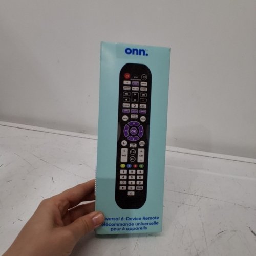 ONN. 6-DEVICE UNIVERSAL REMOTE CONTROL - COMPATIBLE WITH ALL MAJOR BRANDS - BLACK image 4