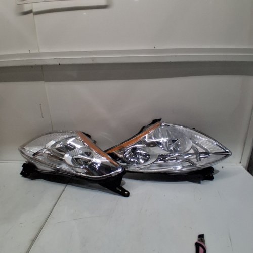 2PC ADCARLIGHTS REFLECTORS REPLACEMENTS - FITS WITH NISSAN ALTIMA 2010-2012 - CHROME/AMBER image 2