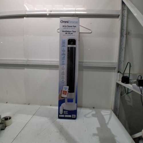 OMNIBREEZE INTERNAL OSCILLATION AND WI-FI 5 SPEEDS 4 BREEZE MODES SMART CONTROLTOWER FAN - 38" - WHITE (MODEL: DC2313R-G) image 6