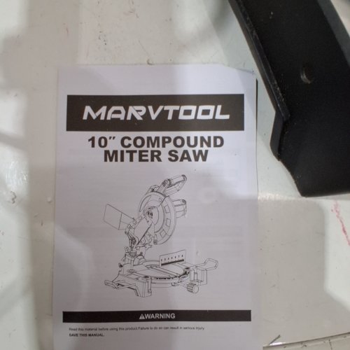 MARVTOOL COMPOUND MITER SAW - 10" - 120V 15A 5000 RPM (MODEL:JS1017C3) image 3