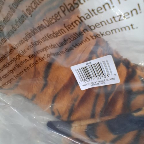 MELISSA & DOUG GAINT PLUSH TIGER TOY - 5FT - ORANGE AND BLACK image 3