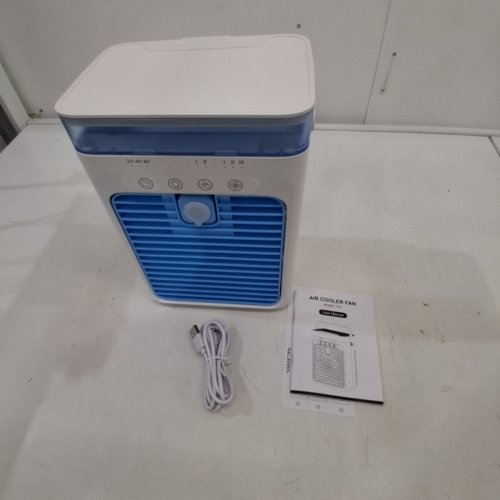 TIPTOP PORTABLE 3-SPEED MINI AIR CONDITIONER - 1L - WHITE/BLUE - (MODEL: F27) image 3