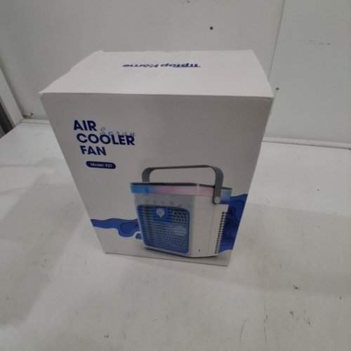 TIPTOP PORTABLE 3-SPEED MINI AIR CONDITIONER - 1L - WHITE/BLUE - (MODEL: F27) image 5