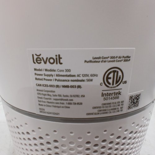 LEVOIT CORE 300-P AIR PURIFIER FOR HOMES - WHITE/GREY (MODEL: 300-P) image 5