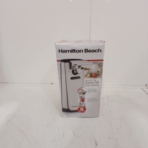 HAMILTON BEACH STAINLESS STEEL EXTRA-TALL CAN OPENER - SILVER (MODEL: 76700C) image 5
