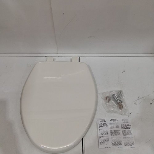 BEMIS SLOW-CLOSE ELONGATED TOILET SEAT - 19" X 14.3" - BISCUIT/LINEN (MODEL: 7300SLEC 346) image 2