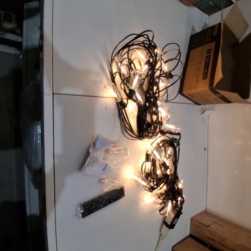 ADDLON OUTDOOR WATERPROOF STRING LIGHTS WITH REMOTE - 50FT - BLACK image 2